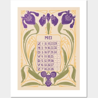 Irises in May Posters and Art